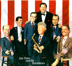  Jim Teter and the Presidents, Ventriloquist  