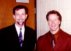Marc Nelson of the Richard De La Font Agency with Jeff Dunham