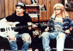 Mike Myers with Dana Carvey 