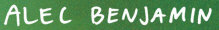  Alec Benjamin - booking information  