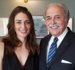  Sara Bareilles with Richard De La Font 