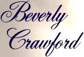   Dr. Beverly Crawford - booking information  
