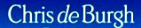   Chris de Burgh - booking information  