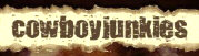   Cowboy Junkies - booking information  