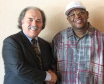   Richard De La Font with Rev. Milton Biggham  