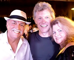   Richard De La Font with Jon Bon Jovi  