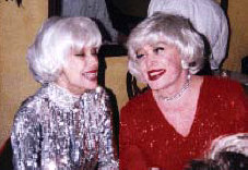 Richard Skipper, Carol Channing Impersonator with Carol Channing 