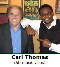   Richard De La Font with Carl Thomas  