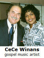   Richard De La Font with CeCe Winans  