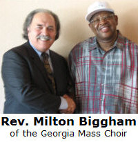   Richard De La Font with Rev. Milton Biggham  