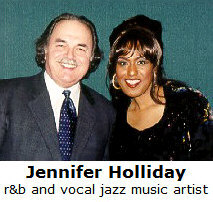   Richard De La Font with Jennifer Holliday  