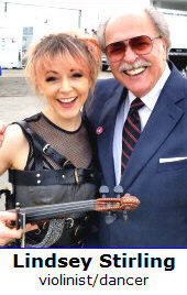   Lindsey Stirling with Richard De La Font  