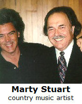   Marty Stuart with Richard De La Font  
