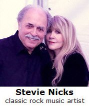   Richard De La Font with Stevie Nicks  