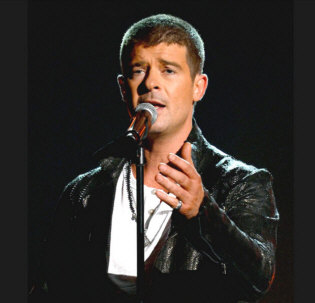   How to hire Robin Thicke - booking information  