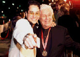   Tito Puente Jr. and his father  