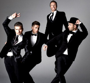   Hire The Tenors - booking The Tenors information.  