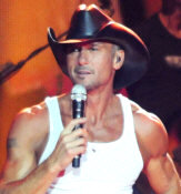   Tim McGraw -- To view this artist's HOME page, click HERE! 