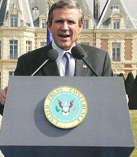   Brent Mendenhall as George W. Bush, President of the United States 
