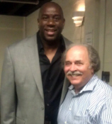   Magic Johnson with Richard De La Font  