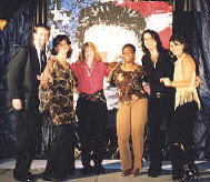   Marc Nelson of Richard De La Font Agency with customers and Michael Israel  